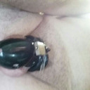 Tiny dicklett in chastity owned by Miss J