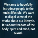 blog logo of Nudism NOT Porn