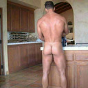 Kitchen with hot men