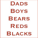 blog logo of Dads Boys Bears Reds Blacks